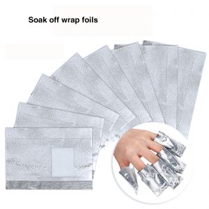 soak off pad wrap foils